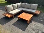 Loungeset acaciahout kave home met bijhorende kussens, Enlèvement, Comme neuf, Sets de jardin