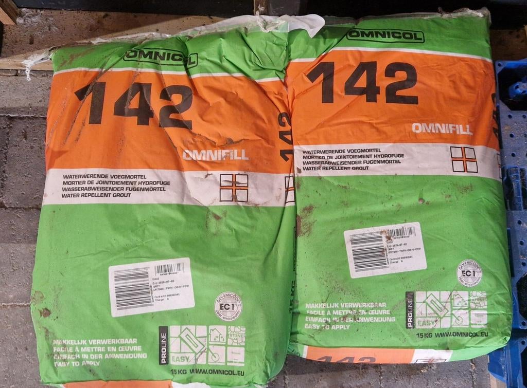 Omnifil voegsel Grey 2x 15 kg, Doe-het-zelf en Bouw, Ophalen