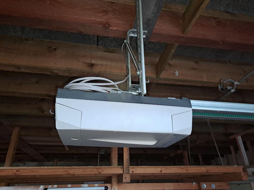 Garagepoort motor + rail+afstandsbediening, Enlèvement, Utilisé, Autres types