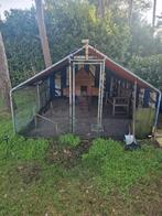 Grote kippen kooi met binnen verblijf afm 3 mtr  4 mtr, Dieren en Toebehoren, Ophalen