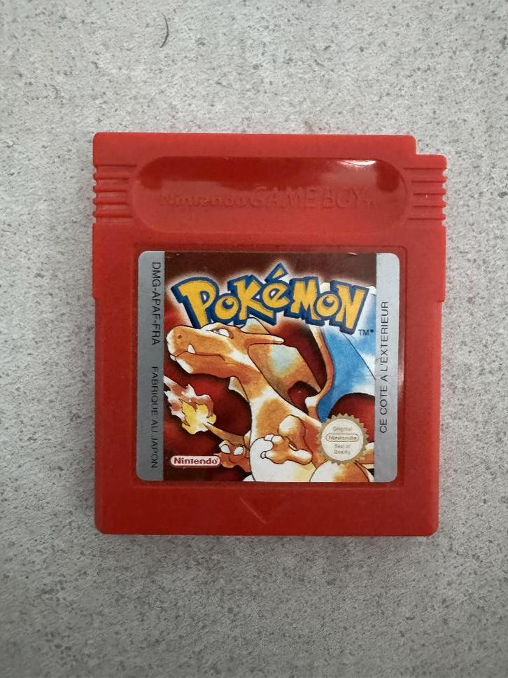 Pokémon Rood – Originele Game Boy cartridge (EU / Nintendo), Consoles de jeu & Jeux vidéo, Jeux | Nintendo Game Boy, Utilisé, Jeu de rôle (Role Playing Game)