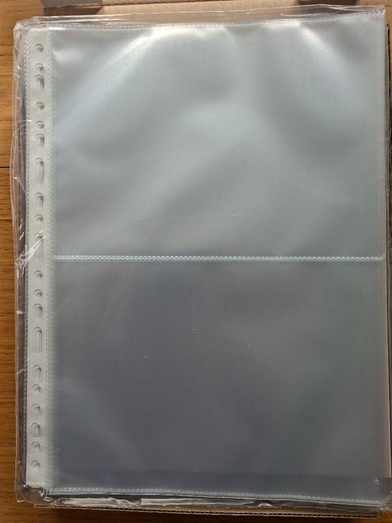 100 transparante insteekhoezen A5 steekkaarten, Ophalen of Verzenden