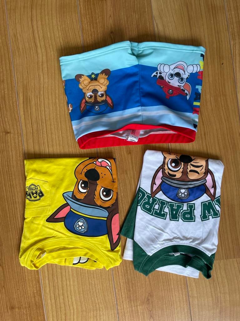 Pakket Paw Patrol 122/128, Enfants & Bébés, Maillots de bain pour enfants, Enlèvement ou Envoi, Comme neuf, Maillot de bain