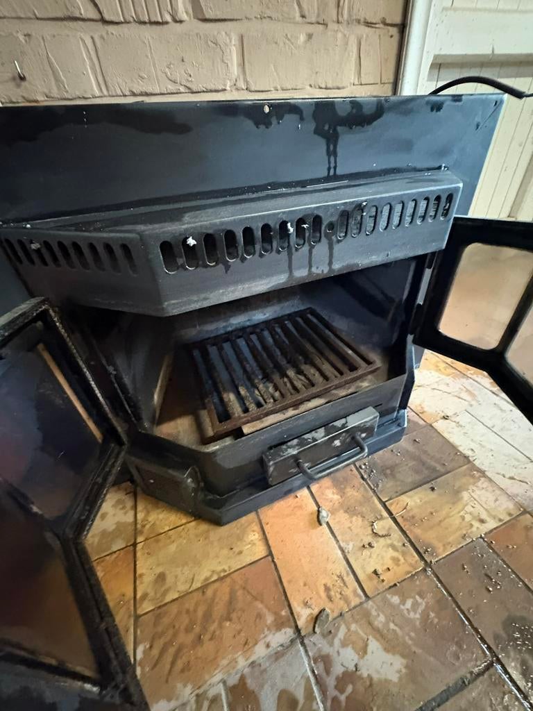 Houtkachel (inbouw), Maison & Meubles, Poêles, Enlèvement, Encastré, Poêle à bois