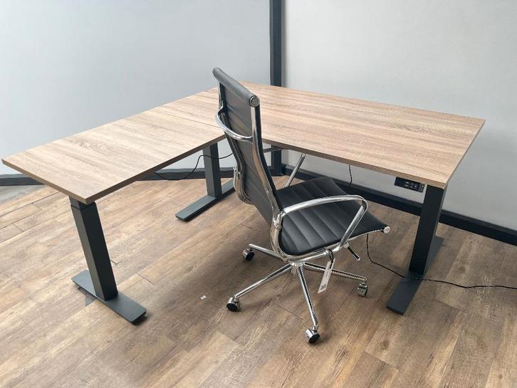 Zit sta hoekbureau (Antraciet), Computers en Software, Laptoptafels, Ophalen