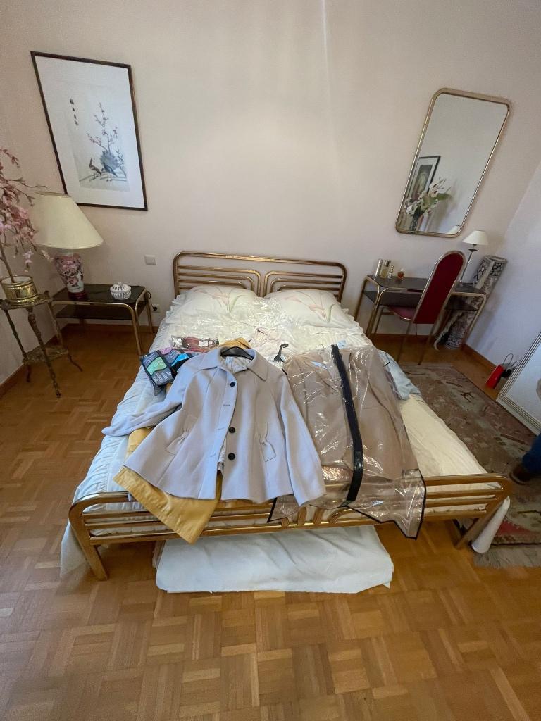 Chambre lit, coiffeuse miroir Belgochrom Hollywood Regency, Maison & Meubles, Chambre à coucher | Chambres à coucher complètes