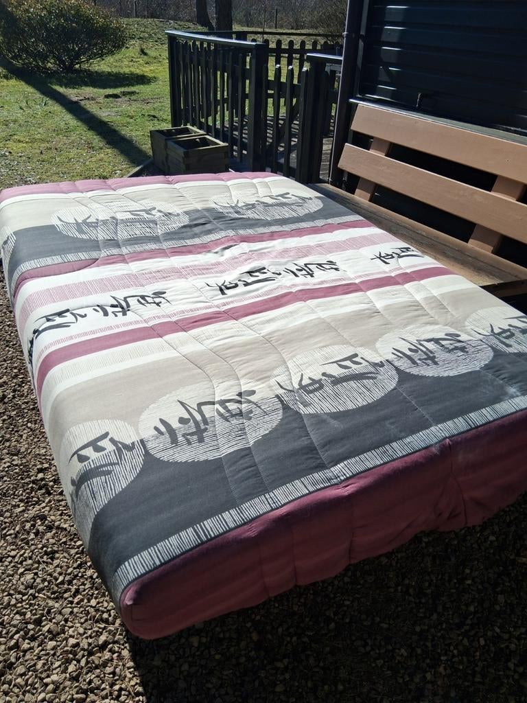 2 persoons slaapbank met dik matras, Ophalen