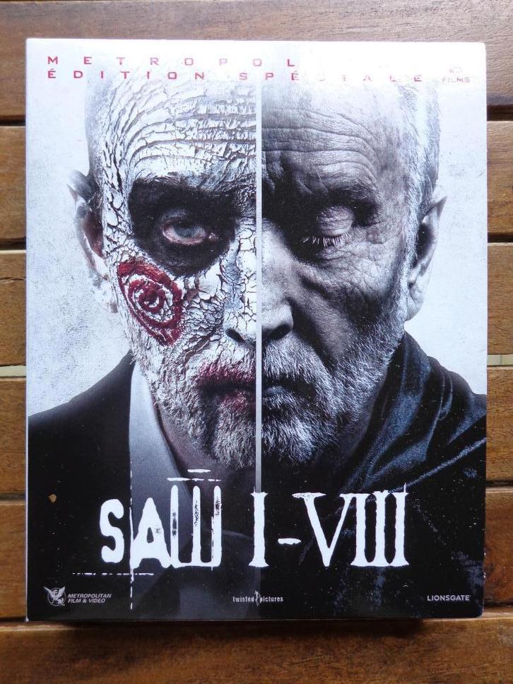 )))  Bluray  Coffret Saw  //  8 Films  // L' intégrale  (((, CD & DVD, Blu-ray, Comme neuf, Horreur, Coffret, Enlèvement ou Envoi