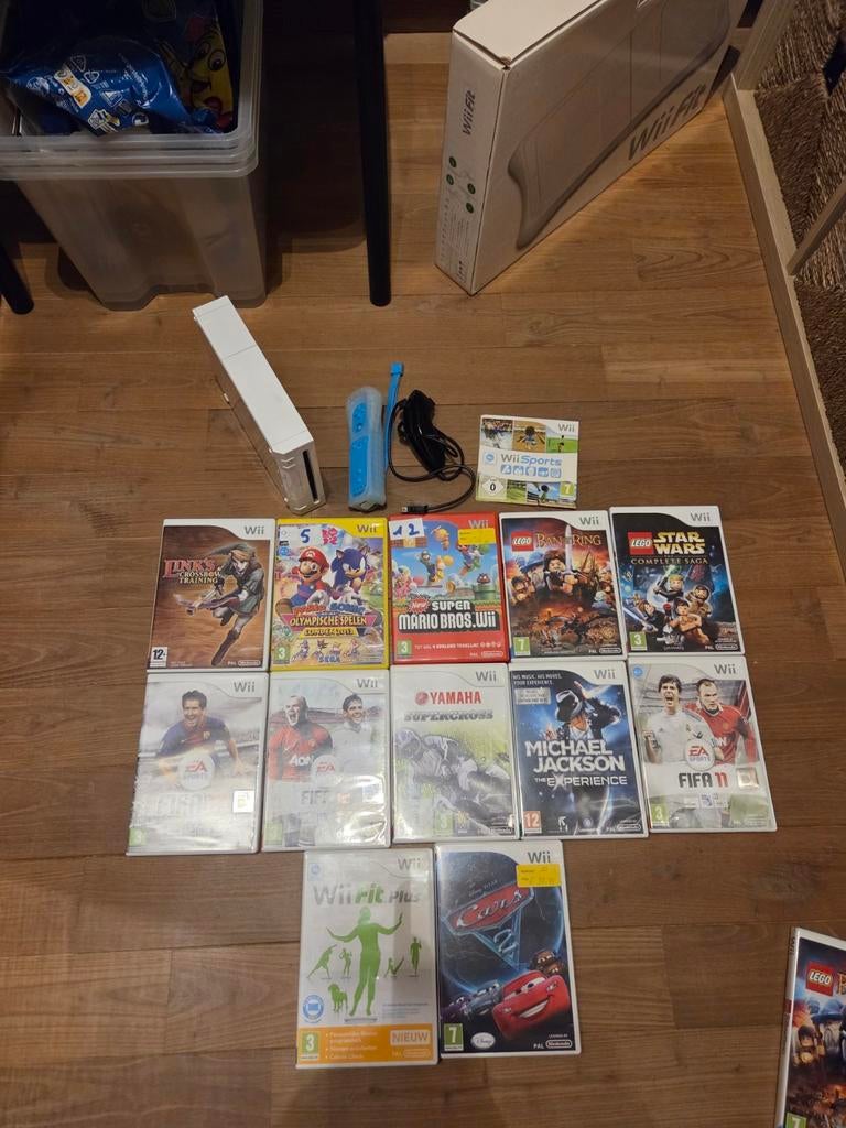 Wii + Mario bros en meer, Ophalen of Verzenden, Nintendo, ., .
