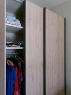 Chambre 2 personnes, Maison & Meubles, Enlèvement, Comme neuf, Deux personnes, Imitatie steeneiken