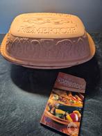 Plat terre cuite Romertopf, Enlèvement, Utilisé