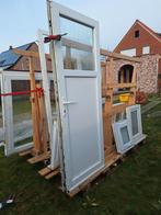 Porte en PVC blanc 218 cm x 89 cm, Bricolage & Construction, 75 à 150 cm, Chambranle de porte, Synthétique, Enlèvement