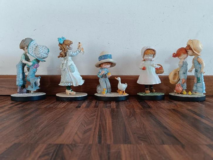 5 beeldjes Holly Hobbie / Sarah Kay, Verzamelen, Retro, Huis en Inrichting, Ophalen of Verzenden