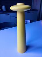 Vaas, Huis en Inrichting, Woonaccessoires | Vazen, Ophalen, Geel, Aardewerk of Porselein, Zo goed als nieuw