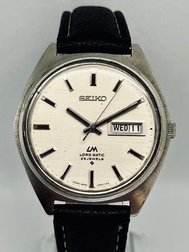 Seiko vintage - LM, Lord Matic, 5 Sports, Super, Seikosha, Enlèvement ou Envoi, Utilisé, Montre-bracelet, Seiko