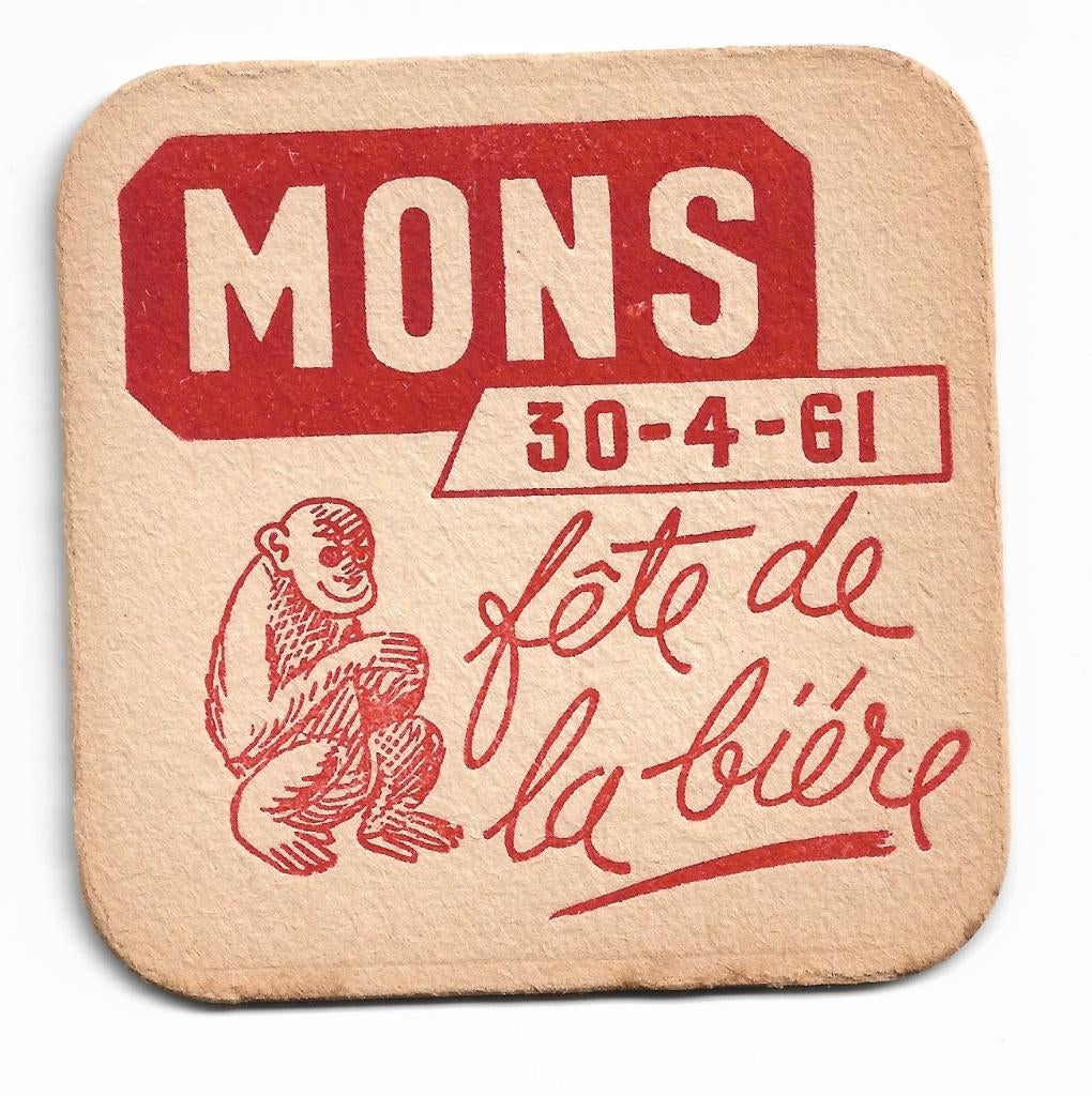 SB Celta fête de la bière 30/4/61 Mons, Enlèvement ou Envoi, Comme neuf, Sous-bock