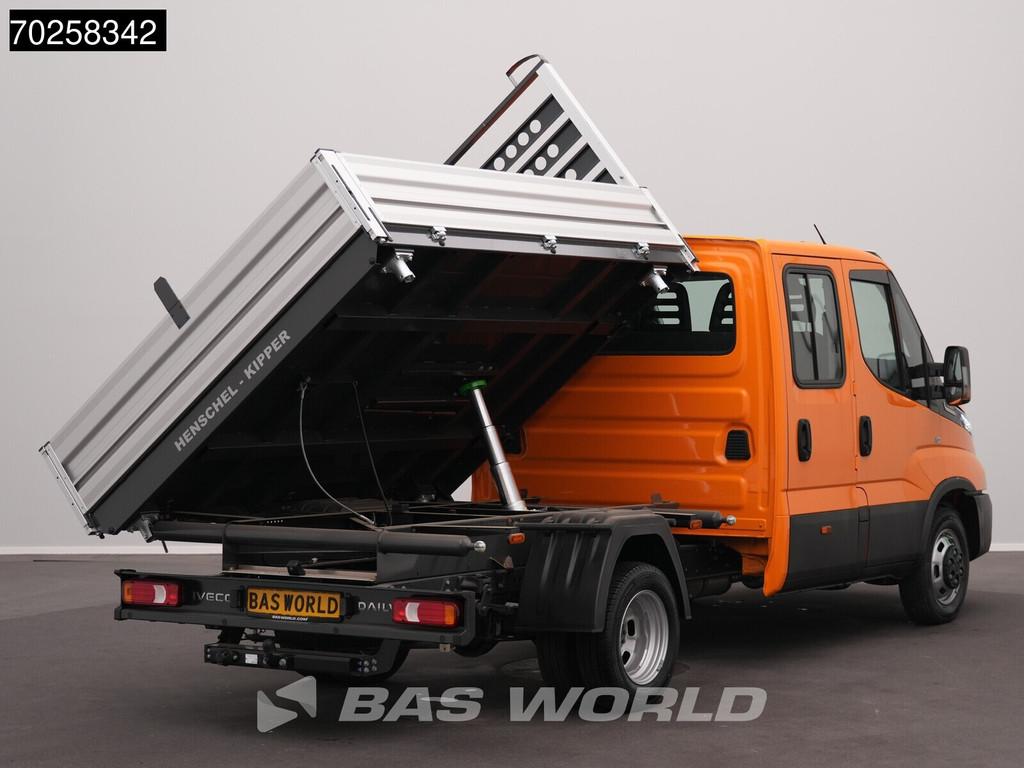 Iveco Daily 35C21 BPM VRIJ! 3-Zijdige Kipper Dubbel Cabine 2, Auto's, Stof, Euro 6, Iveco, 7 zetels