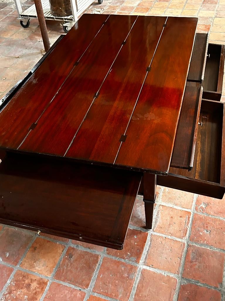 salon tafeltje, Ophalen