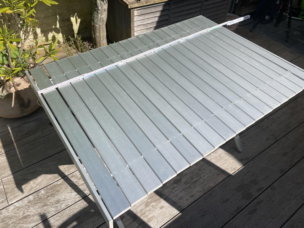 Aluminium kampeertafel, Caravanes & Camping, Meubles de camping, Enlèvement