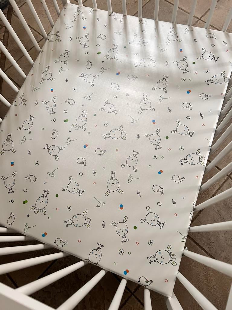 Babypark met matras op wieltjes, Ophalen, Zo goed als nieuw