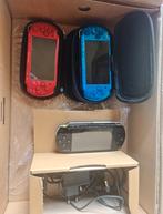 3x psp met games, Games en Spelcomputers, Spelcomputers | Sony PSP, Ophalen of Verzenden, Blauw, PSP, Met games