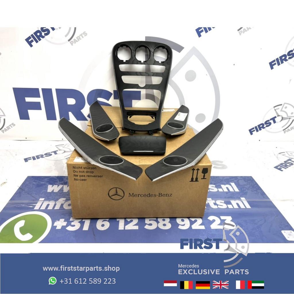 W205 AMG lijsten SET zwart ESSEN HOUT Mercedes C Klasse 2018, Gebruikt, -, Ophalen of Verzenden, -