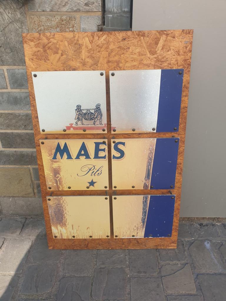 Billboard fabrique des pilules, des objets de collection, Collections, Marques & Objets publicitaires, Enlèvement, Panneau publicitaire