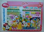 puzzel 6 + I love Minnie Disney 104 stukjes, Ophalen of Verzenden, Meer dan 50 stukjes, Zo goed als nieuw, 2 tot 4 jaar