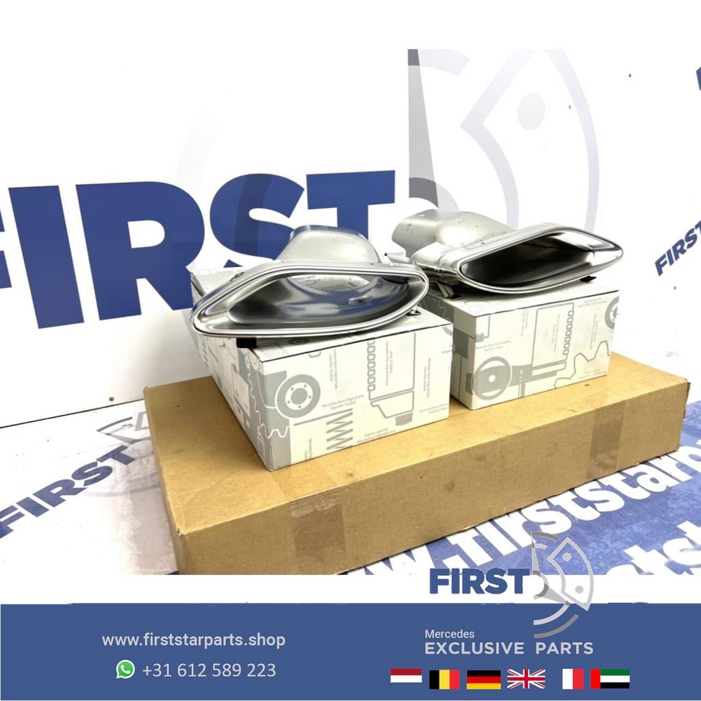 ORIGINELE AMG LINE UITLAAT SIERSTUKKEN L/R Mercedes C KLASSE, Gebruikt, -, Ophalen of Verzenden, -