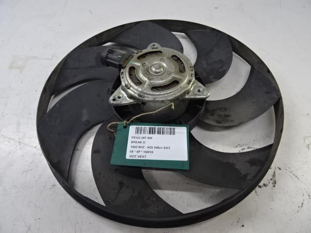 VENTILATEUR RADIATEUR MOTEUR Peugeot 207 SW (WE / WU), Utilisé, Peugeot