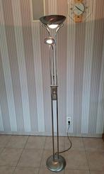 Staanlamp met leeslamp dimbaar, Huis en Inrichting, Lampen | Vloerlampen, Ophalen