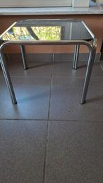 Bijzettafel vintage, Ophalen, Glas