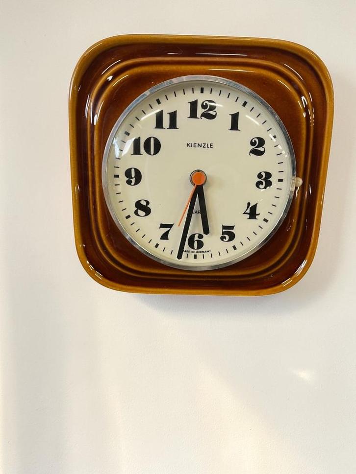 vintage keramieken klok KIENZLE, Antiek en Kunst, Antiek | Klokken, Ophalen