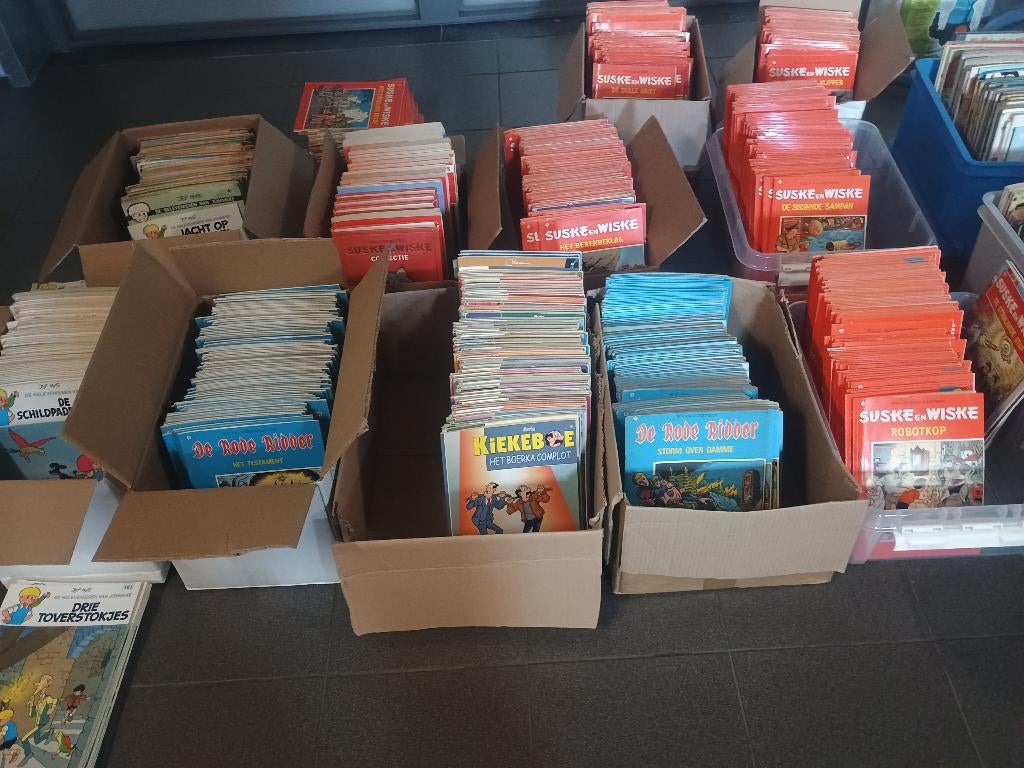 Heel veel strips te koop van allerlei reeksen, Meerdere stripboeken, Ophalen, Zo goed als nieuw