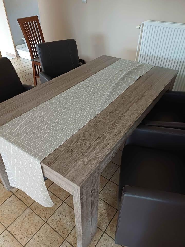 Salle à manger complète, Maison & Meubles, Salles à manger complètes, Enlèvement, Comme neuf, Modern, 4 à 6 chaises