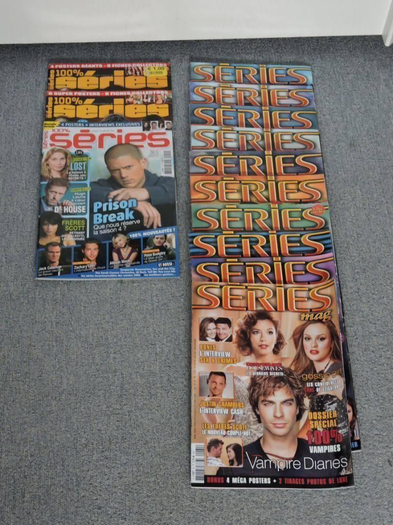 Lot de magazines de séries télévisées, Enlèvement ou Envoi, Utilisé, Série télévisée