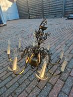 8-amige messing kroonluchter- werkend en in zeer goede staat, Ophalen