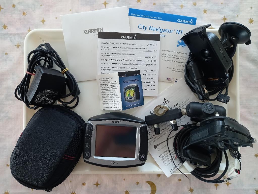 Garmin Zumo 500/550, Motos, Accessoires | Systèmes de navigation, Comme neuf, Enlèvement ou Envoi