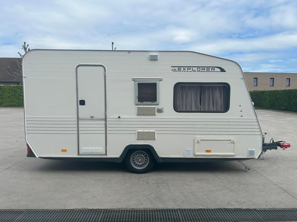 Caravan Knaus -750 kg keuring vrij + voortent, Particulier, Disselslot, Knaus