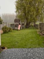 Schommel glijbaan en speelhuis, Kinderen en Baby's, Ophalen, Gebruikt, Hout