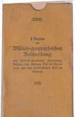3 karten zur militär-gegrafischen Beschreibung 1915, Enlèvement ou Envoi