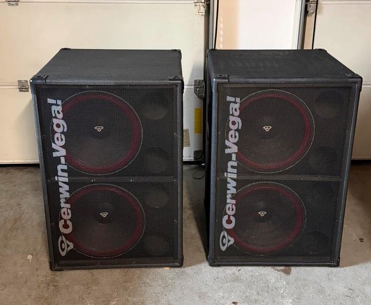 Cerwin-Vega! ProStax PS-215B PA-luidsprekers (set van 2), Audio, Tv en Foto, Luidsprekerboxen, Zo goed als nieuw, Ophalen