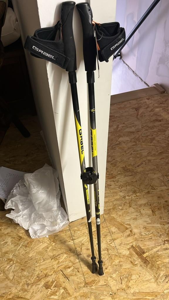 Gabel Stride Nordic Walking stokken 95-110 cm (NIEUW), Divers, Bâtons de marche, Enlèvement, Ajustable, Neuf