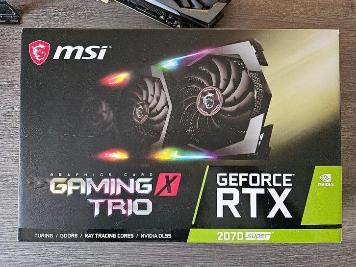 NVIDIA RTX 2070 Super MSI Gaming X Trio, Computers en Software, Videokaarten, Zo goed als nieuw, Nvidia, Ophalen of Verzenden