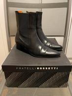 Bottes en cuir vintage Fratelli Rossetti, Enlèvement ou Envoi, Comme neuf, Noir, Boots et Botinnes