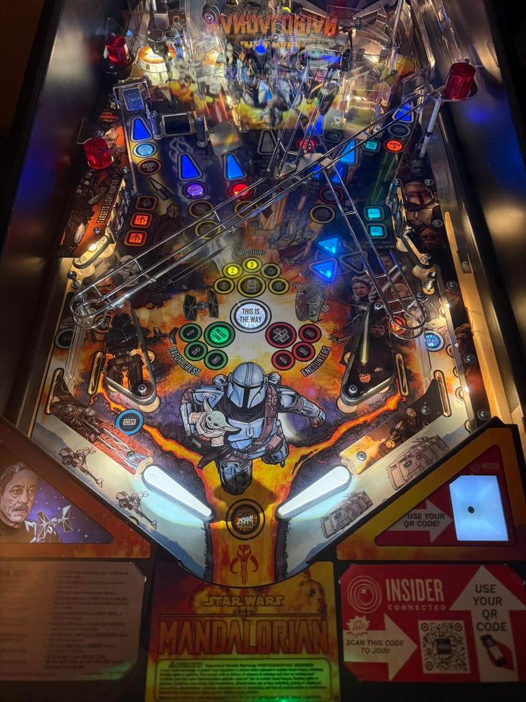 Star Wars - The Mandalorian Flipperkast Premium Stern, Verzamelen, Automaten | Flipperkasten, Ophalen, Zo goed als nieuw, Flipperkast