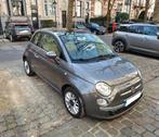 Fiat 500 1,2L - 2014 - 118.300km, Autos, Fiat, 1242 cm³, Argent ou Gris, Achat, Commande vocale