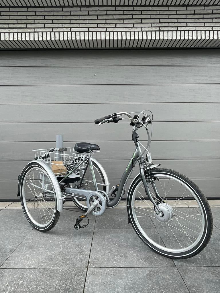 Tri-Bike elektrische driewieler ondersteuning, nieuwstaat, Ophalen of Verzenden, Zo goed als nieuw
