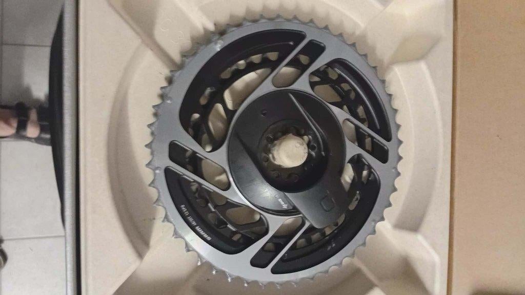 Powermeter 48/35 sram red, Vélos & Vélomoteurs, Vélos Pièces, Utilisé, Pédalier ou Pédales, Carbone, Enlèvement ou Envoi