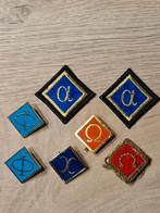 Lot de badges ERM ABL All Weapons Polytech ISI Nautical, Envoi, Armée de terre, Emblème ou Badge